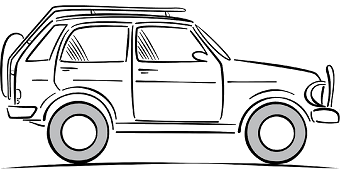 Sport Utility Vehicle Sketch