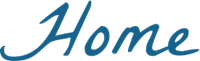 Image of the word home in a stylized text.