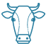 Icon of a cow's face.
