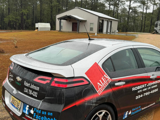 Alfa Insurance Agents car.