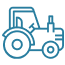 Icon of a tractor.