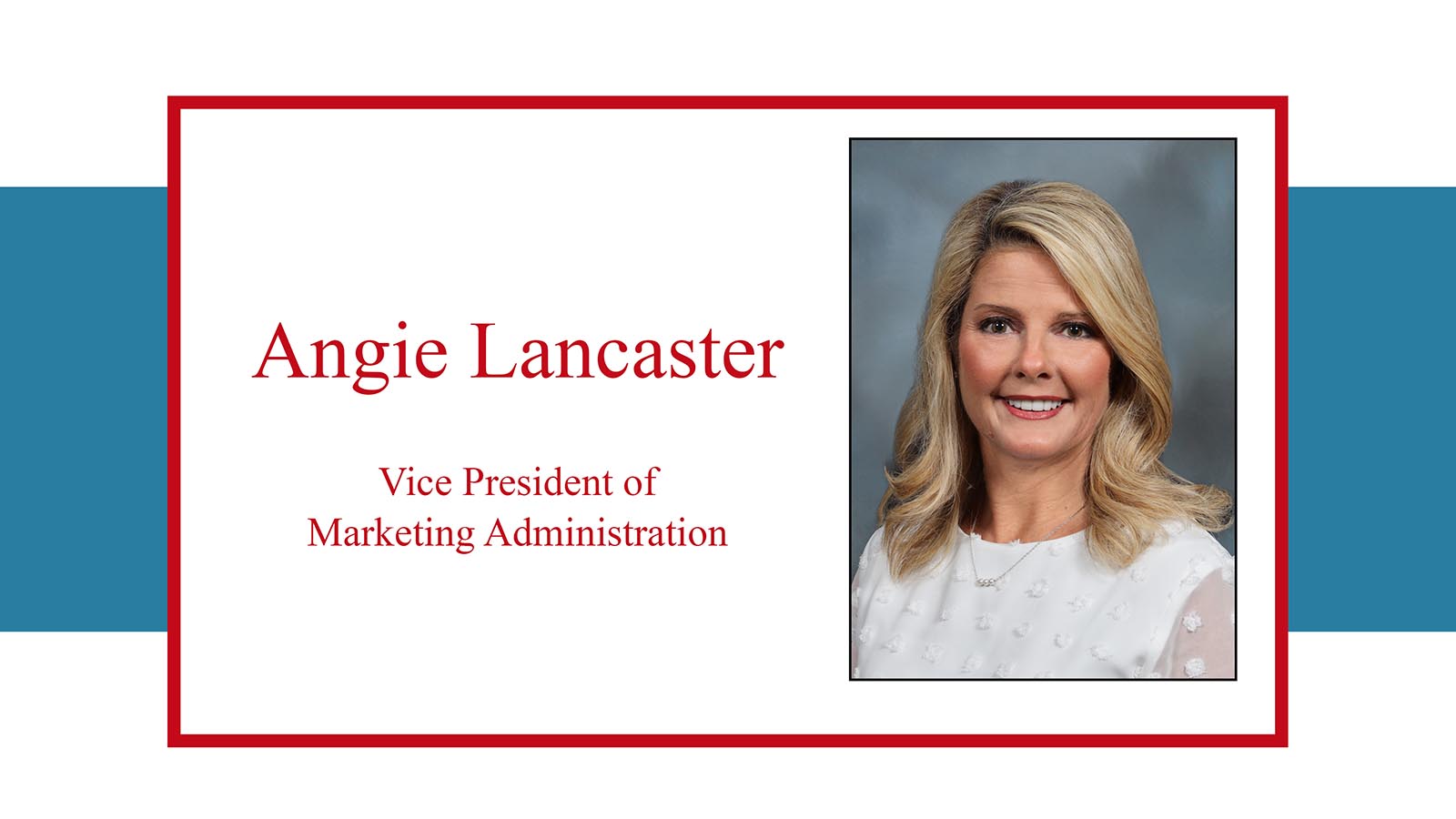 Angie Lancaster.