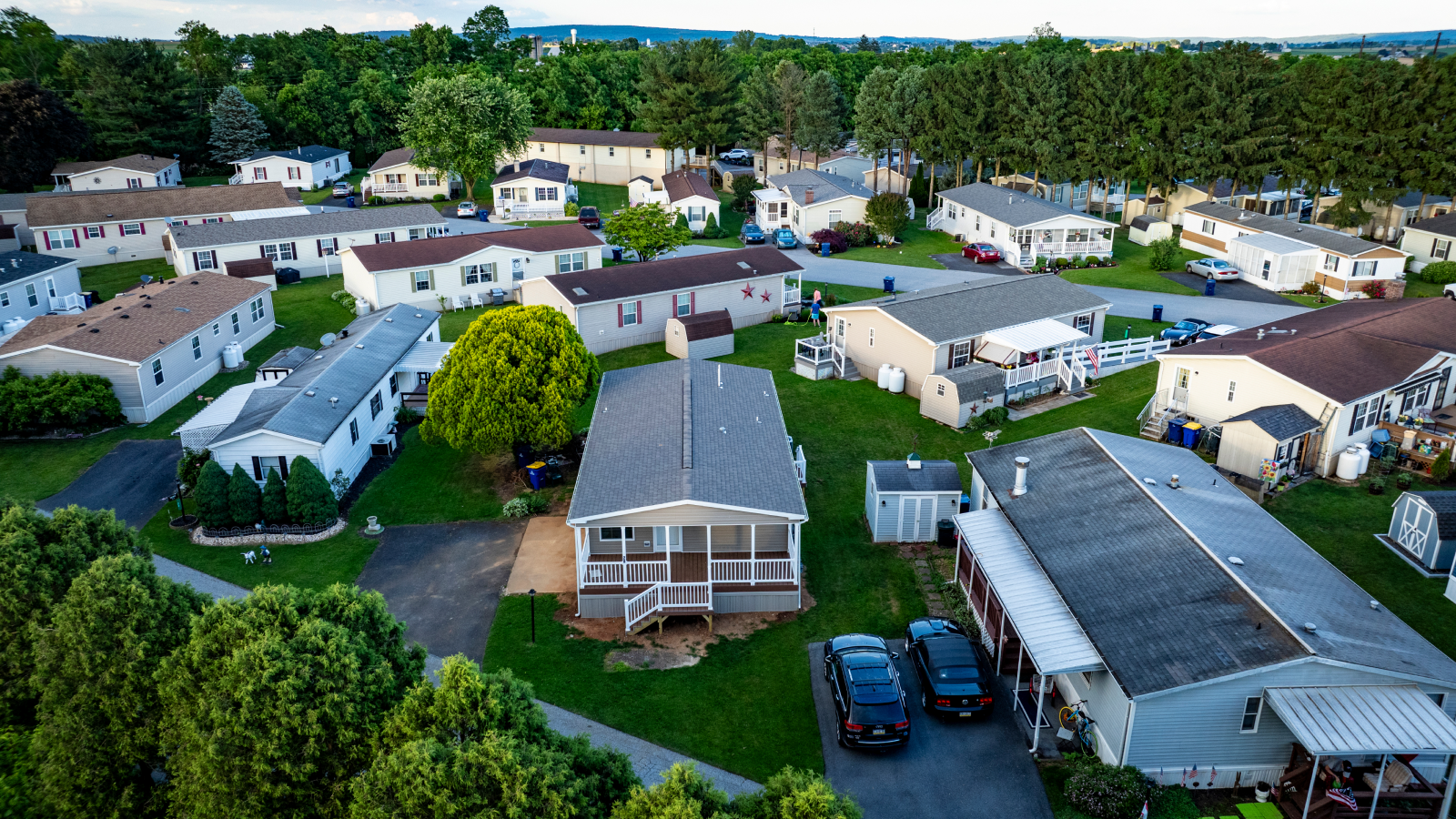 Mobile home community.