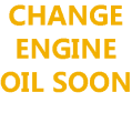 A picture of a change engine oil soon signal.