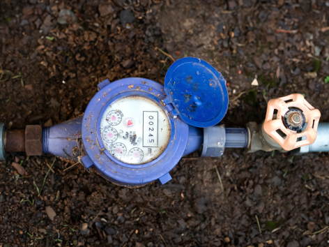 Main water meter for house