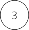 Number 3 inside a circle