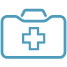 Icon of a medical kit.