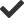 Icon of a checkmark.
