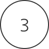 Number 3 inside a circle