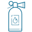 Icon of a fire extinguisher. 