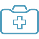 Icon of a medical kit.