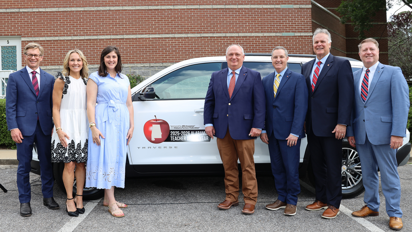 Alabama’s 2025-26 Teacher of the Year Katie Collins received a new Chevrolet Traverse to use for the next year as she advocates for educators across the state.