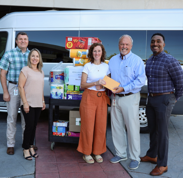 Alfa employees working with Heart of Alabama food bank.